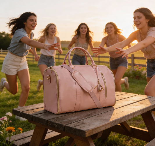 Elegant Foldable Carry‑On Duffel – Spacious Travel & Weekend Bag